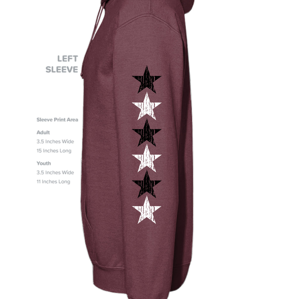 Team Dark Maroon - SLEEVE_LEFT