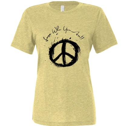 Pale Yellow Triblend - FRONT